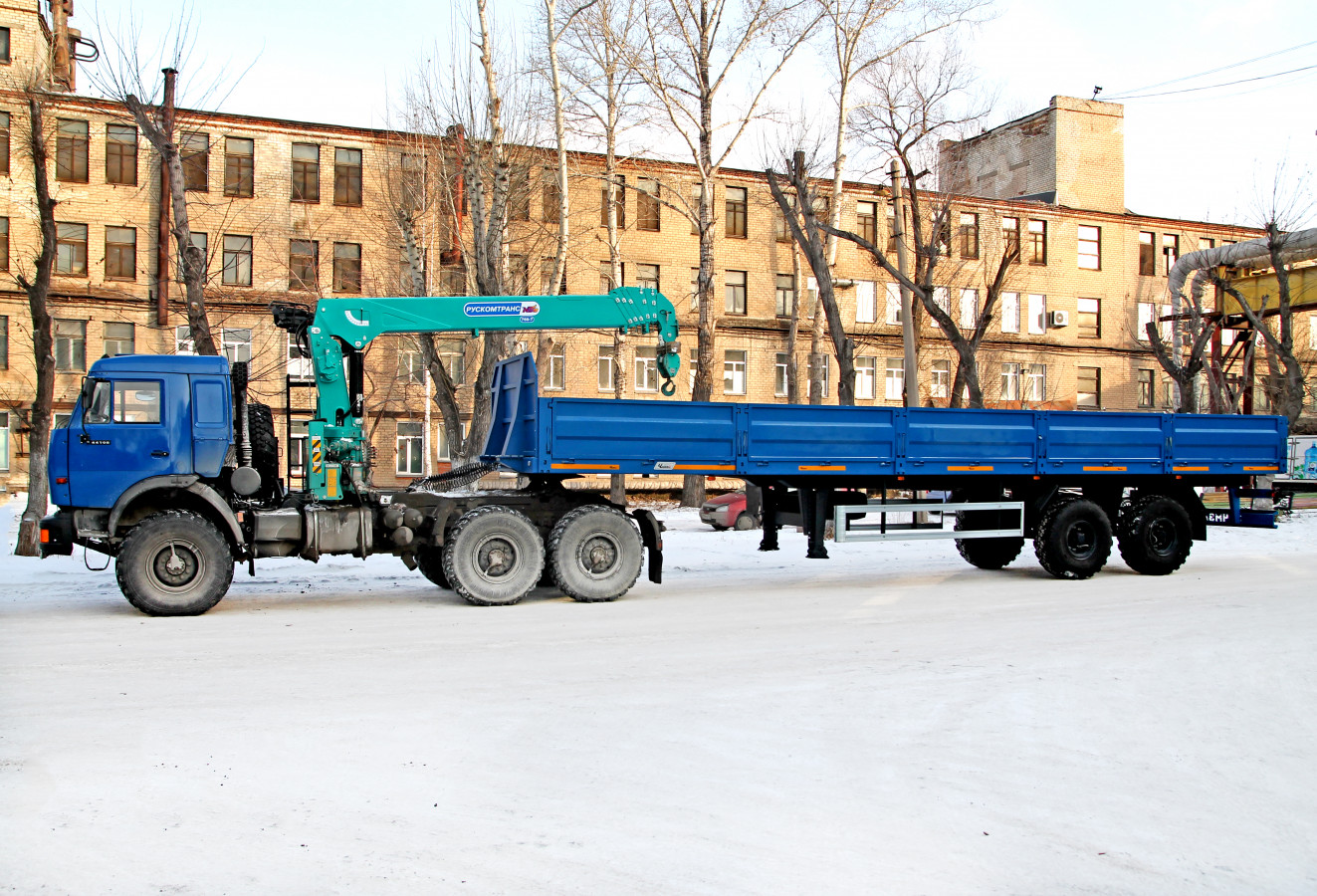 Полуприцеп бортовой чмзап 93853 по спецификации 038 бак11