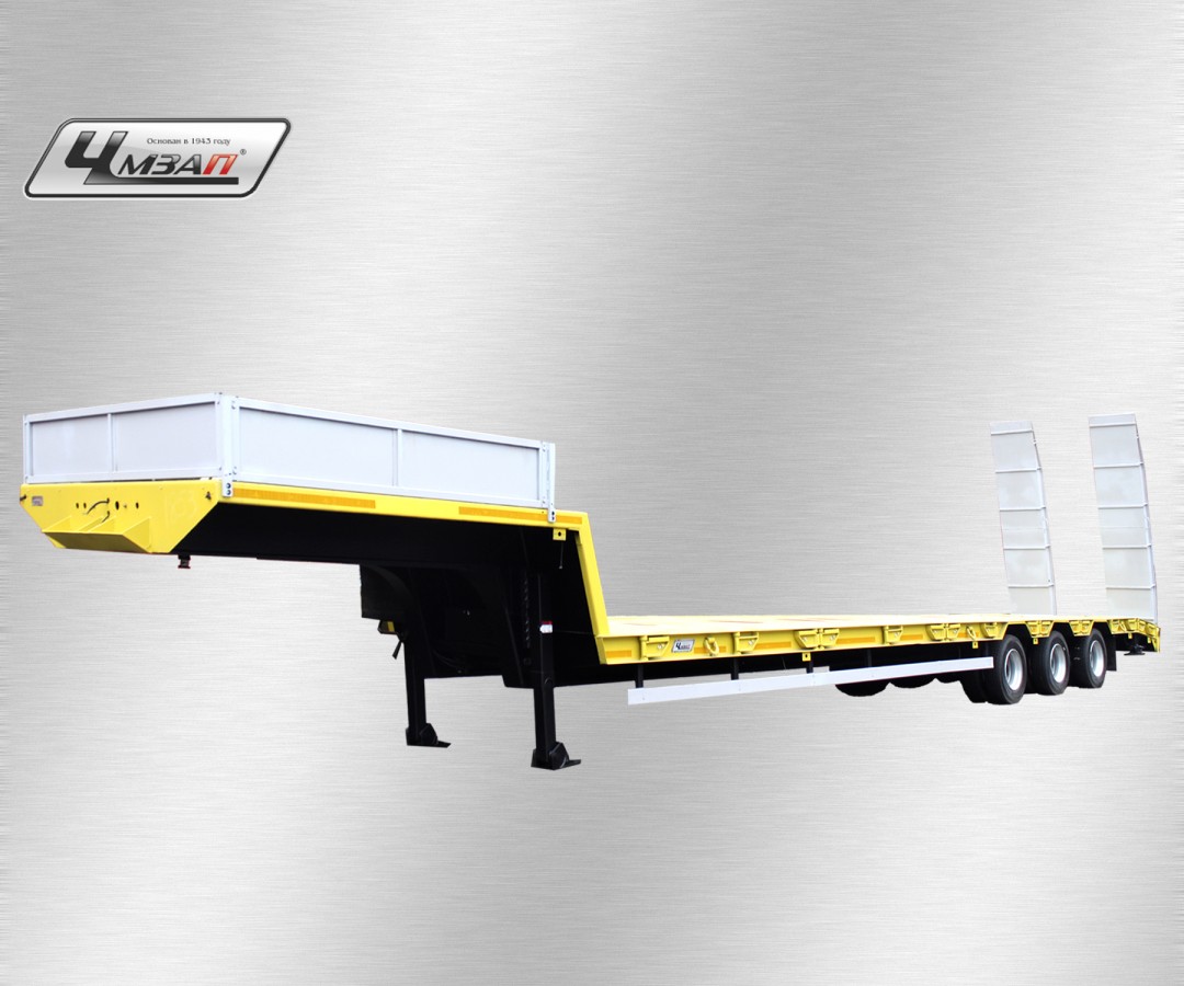 Низкорамный полуприцеп-тяжеловоз чмзап 99064 по спецификации 042-02 pw