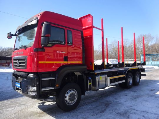 5.3.4.03сортиментовоз 455618-0000010 на шасси sitrak c7h 6х6