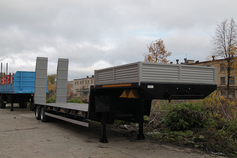 Низкорамный полуприцеп-тяжеловоз чмзап 938530 по спецификации 037 ук2