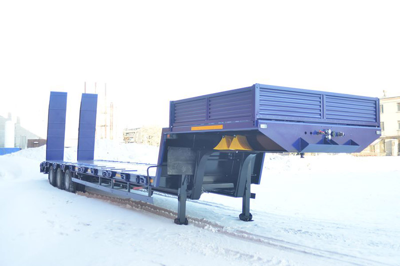 Низкорамный полуприцеп-тяжеловоз чмзап 99064 по спецификации 042-02