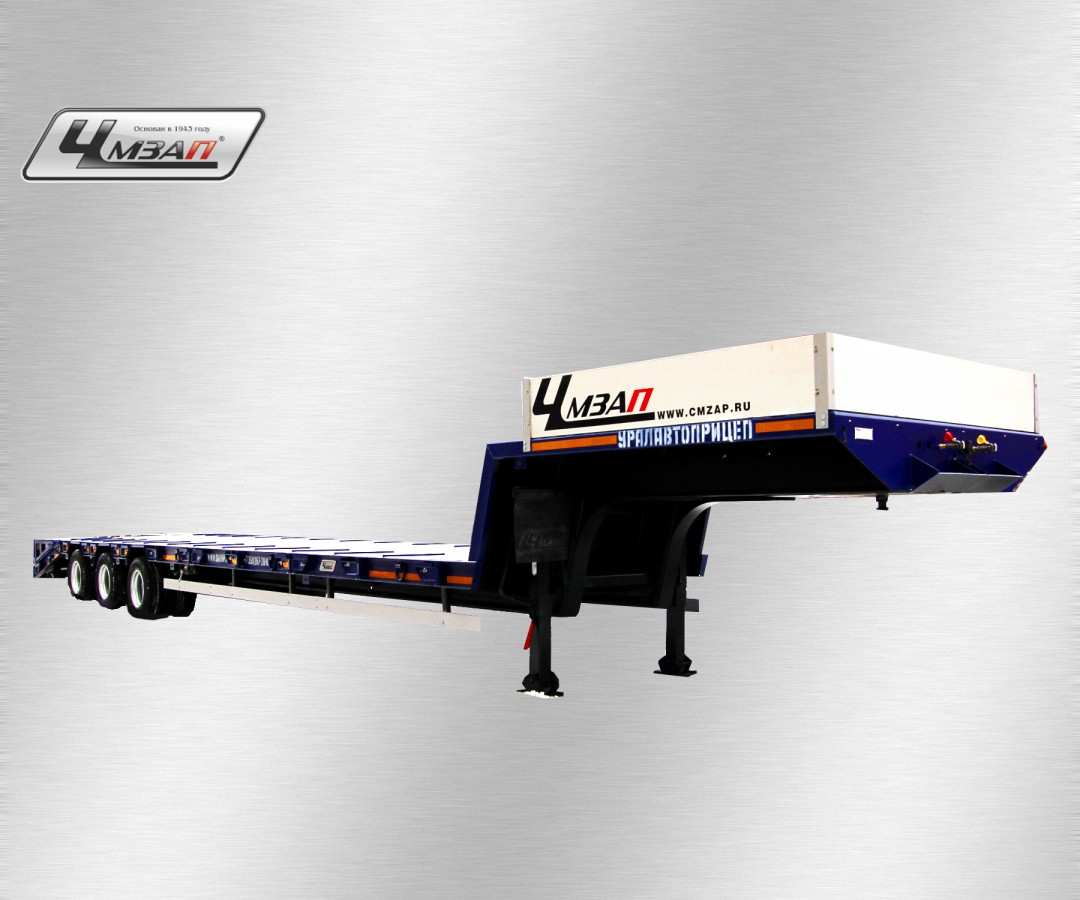 Низкорамный полуприцеп-тяжеловоз чмзап 99064 по спецификации 42-02 ут pw