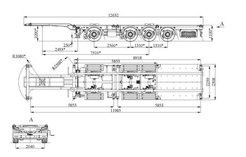 Полуприцеп-контейнеровоз чмзап 99903 по спецификации 053 ук
