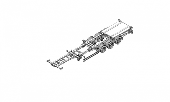 Полуприцеп-контейнеровоз чмзап 9911 по спецификации 053-пли-01