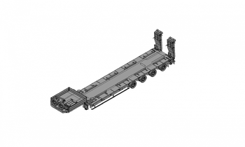 Низкорамный полуприцеп-тяжеловоз чмзап 99903 по спецификации 033