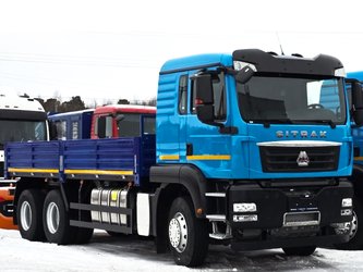 5.1.3.07бортовой автомобиль на шассиsitrak c7h 6×4 zz1256v464he adr