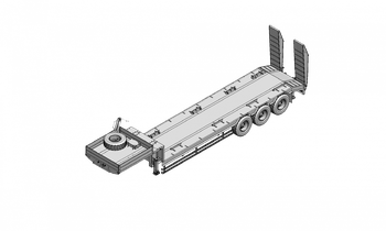 Полуприцеп-тяжеловоз чмзап 99064 по спецификации 081 ш2 g45