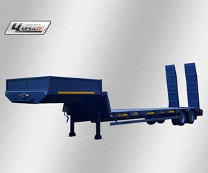 Низкорамный полуприцеп-тяжеловоз чмзап 93853 по спецификации 030 мту