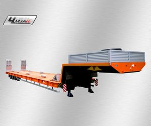 Низкорамный полуприцеп-тяжеловоз чмзап 99903 по спецификации 032 мт