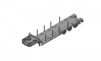 Полуприцеп-тяжеловоз автомобильный чмзап 99064 по спецификации 081 кктг
