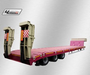 Низкорамный полуприцеп-тяжеловоз чмзап 99064 по спецификации 046 g45