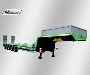 Низкорамный полуприцеп-тяжеловоз чмзап 99904 по спецификации 011 дп g