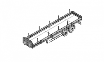 Полуприцеп бортовой чмзап 93853 по спецификации 038 бак01