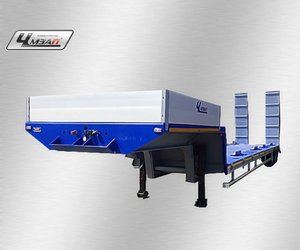 Низкорамный полуприцеп-тяжеловоз чмзап 93853 по спецификации 037 укв4 пп4