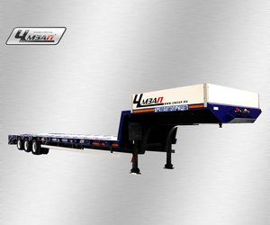 Низкорамный полуприцеп-тяжеловоз чмзап 99064 по спецификации 42-02 ут pw